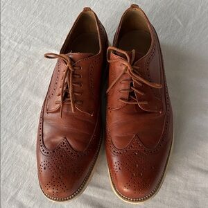 Cole Haan Grand OS Brown Leather Oxfords
